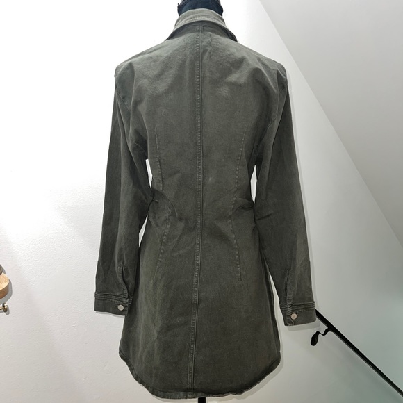 Le Jean Eliza Denim Mini Shirt Dress - Picture 11 of 15